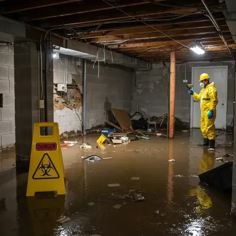 Flooded Basement Electrical Hazard in Upper Bear Creek, CO Property